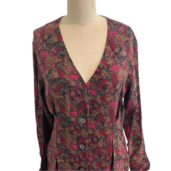 EQUIPMENT TEODORA ARCHIVAL SILK FLORAL DRESS - Picture 8 of 16